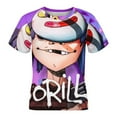thumbnail image 4 of Gorillaz Kid Shirts Unisex Casual Tops 3D Print Graphic Tees Short Sleeve T Shirts for Boys Girls 110CM, 4 of 8
