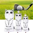 thumbnail image 4 of 3pcs/4pcs Cat Pattern Golf , 3 5 UT Driver Fairway Woods Head 1 3 UT, 4 of 8