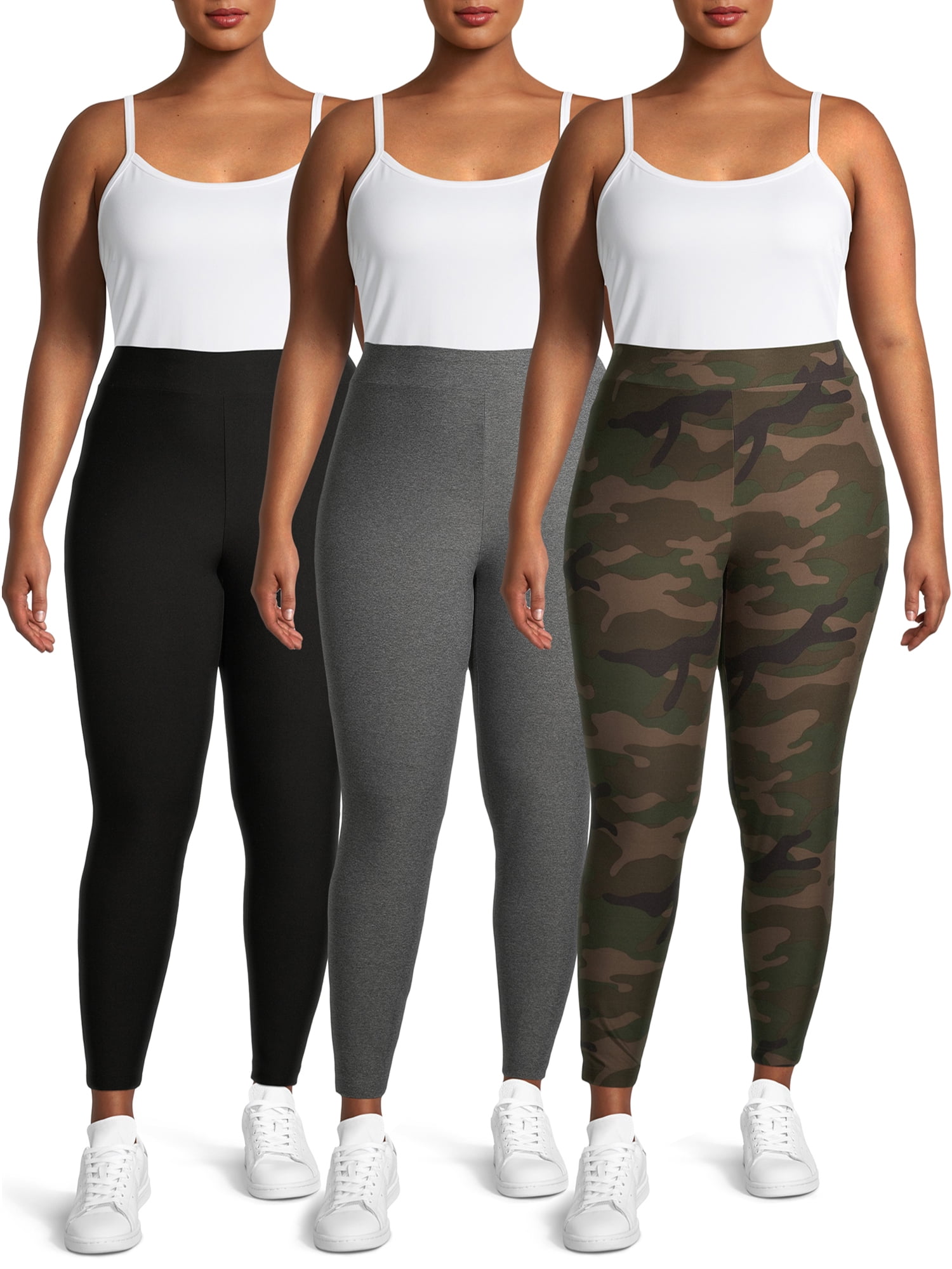 Terra & Sky Terra & Sky Women's Plus Size Soft Leggings