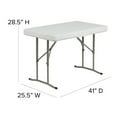 thumbnail image 2 of Ensemble de table-banc pliant en plastique, 2 of 9