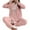 Pink, variant on ZyeKqe Womens Pajamas Set 2 Piece Satin Pjs Outfits Cute Ruffle Tank Tops Drawstring Shorts Loungewear Casual Sleepwear
