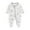 Light Gray, variant on Utlike Girls Jumpsuit Baby Print Round Neck Button Romper Leisure Playsuits Size 0 Months-3 Months