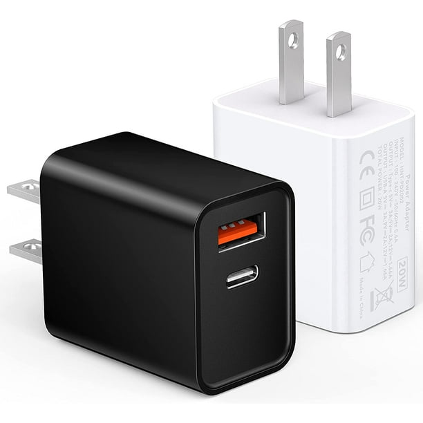 Chargeur rapide iPhone - Bloc de charge chargeur rapide 20W - Chargeur  USB-C 20W 