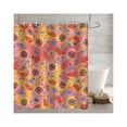thumbnail image 1 of Walson Rideau de Douche Imperméable en Polyester Style Moderne Rideaux de Bain Imprimés Décoration Drapé pour Toilettes Type 10, 1 of 9