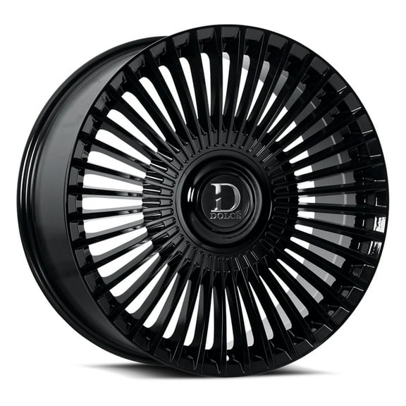 Dolce Luxury Trento 22X10.5 5X112/115  25mm Glossy Black Wheel 22" INCH Rim New