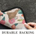 thumbnail image 6 of Chihuahua and Flower Florals Door Rugs,Washable Non Slip Door Mats Indoor,Decorative Door Mats,Entry Mat Indoor for Entrance,Bedroom,Kitchen,Bathroom,30"x17", 6 of 6