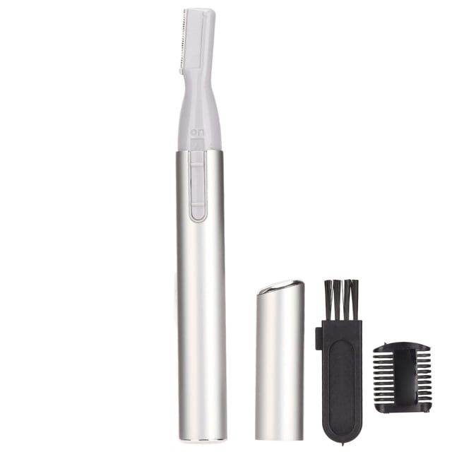 Eyebrow Trimmer, Silver Electric Eyebrow Painless For Daily Use