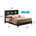 thumbnail image 5 of Glory Furniture Burlington Queen Panel Bed in Black, 5 of 5