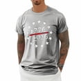 thumbnail image 6 of 250 Anniversary Short Sleeve T Shirt Comfortable Breathable 250Th Mens Tees Light Gray XL, 6 of 6