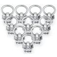 thumbnail image 3 of 40 Pcs Raccord Simple L Rail Capacité 4,000LB avec Anneau Rond en Acier Inoxydable Garde-Boue en Aluminium, 3 of 6