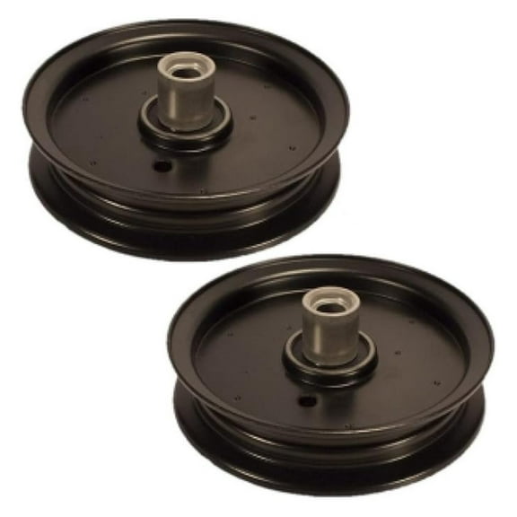 2Pk 15213 Flat Idler Pulleys Compatible with 52" Hustler 604231, 607479, 126124