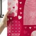 thumbnail image 6 of Cute Valentines Day Decor Shower Curtain, Valentine''s Red Pink Heart Love Fabric Shower Curtains Set for Bathroom Decoration with Hooks 72 X 72 Inch Trendy Valentine Hearts Bath Decor, 6 of 6