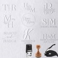 thumbnail image 1 of Personalized Library or Wedding Book Name Embosser Stamp | Wedding Embosser | Custom Wreath Embosser with Name | Wedding Gift | Embosser | Wedding Embosser Gift | Monogram Wedding Initial Stamp, 1 of 4