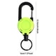 thumbnail image 4 of Llavero Retráctil Con Soporte para Tarjeta Identificación Cable Acero 24 Pulgadas () Verde, 4 of 4
