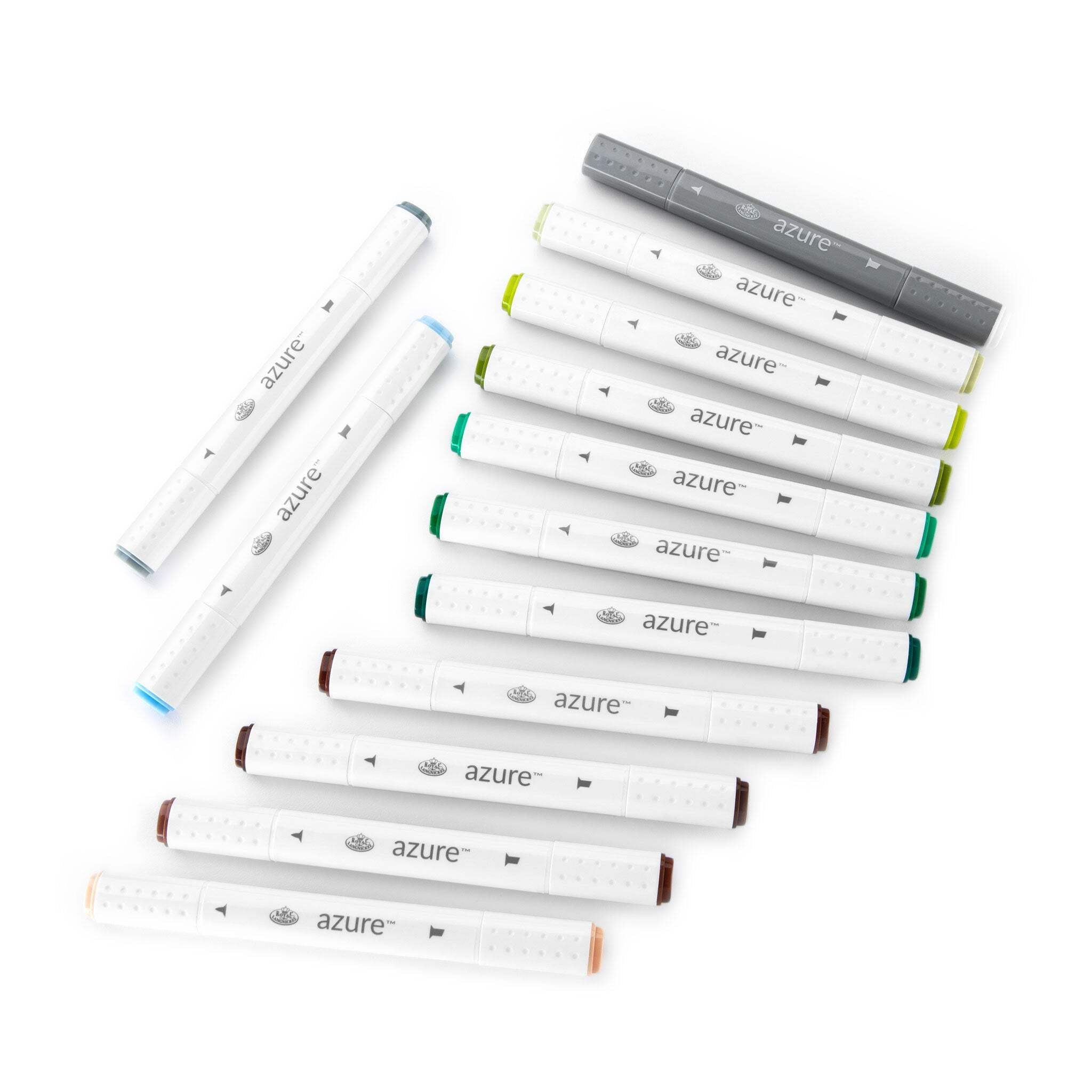 Royal & Langnickel Azure Marker Set 13/Pkg-Forest Colors