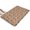 Brown Christmas Gingerbread, variant on Gray Christmas Santa and Reindeer Pattern Flannel Non Slip Door Rugs,Washable Door Mats Indoor,Decorative Door Mats,Dirt-Resistant and Absorbent Doormat for Entrance,Bedroom,Kitchen,Bathroom,23.5"x16"