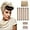 Khaki, variant on Overnight Hair Curlers Heatless Curls - 6 Pcs No Heat Blowout Curling Rods to Sleep In with Satin Hair Scarf