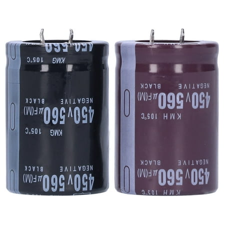 

450v Capacitor Aluminum Capacitor Cylindrical Capacitor 560f Electrolytic Capacitor Industrial Supplies 2pcs Aluminum Electrolytic Capacitor 450V 560F 105 Degrees Celsius For