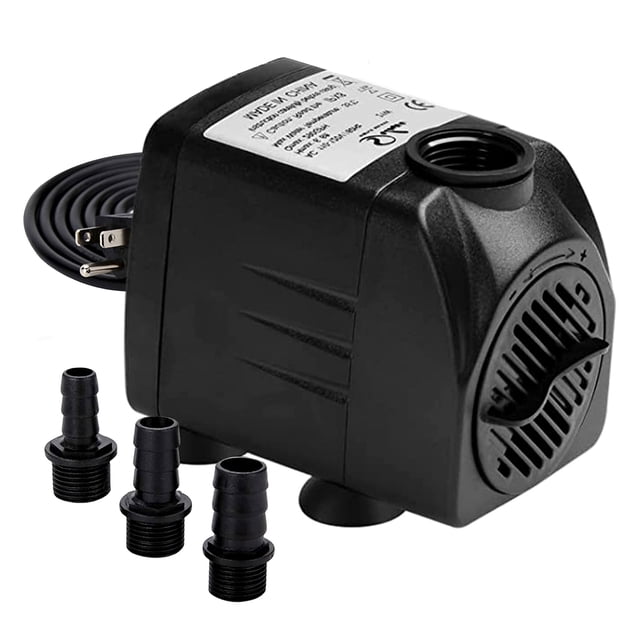 Bomba de agua Simple Deluxe, 400 GPH, 30 W, cabezal de potencia sumergible