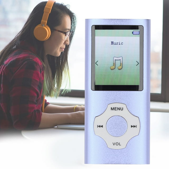 Reproductor HIFI MP3/MP4 Con Pantalla De Color De 1.8", Soporte De 128 GB De Memoria Expandible, Cuerpo De Aleación De Aluminio, Reproducción De 10 Horas - Admite