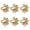 A, variant on CSChome Easter Napkin Rings Easter Napkin Rings Bunny Shape Matte Golden Napkin Holder Dinning Table Decorations