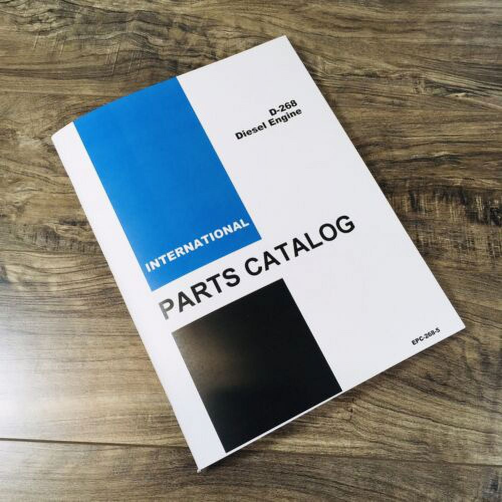 International D-268 Diesel Engine Parts Manual Catalog Book Assembly Schematic