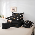 thumbnail image 6 of Feelyou Kawaii Kitten Cat Twin Bedding Sets 7-Piece, Cartoon Animal Bedding Comforter Set, 6 of 8