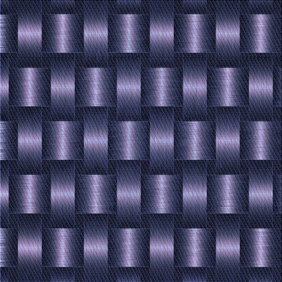 Ahgly Company Indoor Square Patterned Night Blue Area Rugs, 5' Square