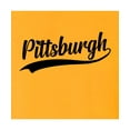 thumbnail image 4 of Go All Out City Of Pittsburgh Pennsylvania Pride Fashion Script T-Shirt Mens/Women/Youth, 4 of 5