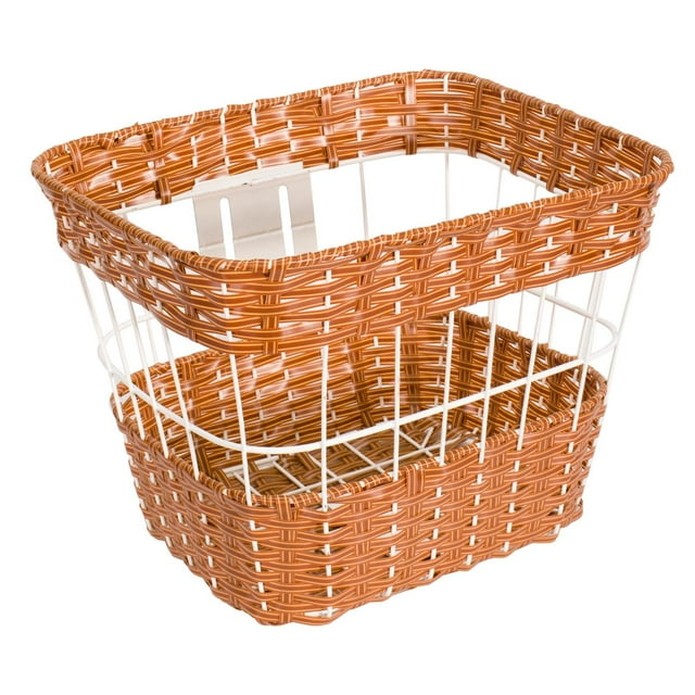 Canastilla Canasta Para Bicicleta R26 Soporte Café Mariluz