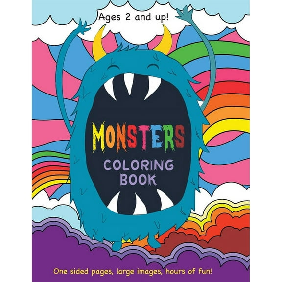 Monsters Coloring Book for Kids Ages 2 and Up! (Paperback)