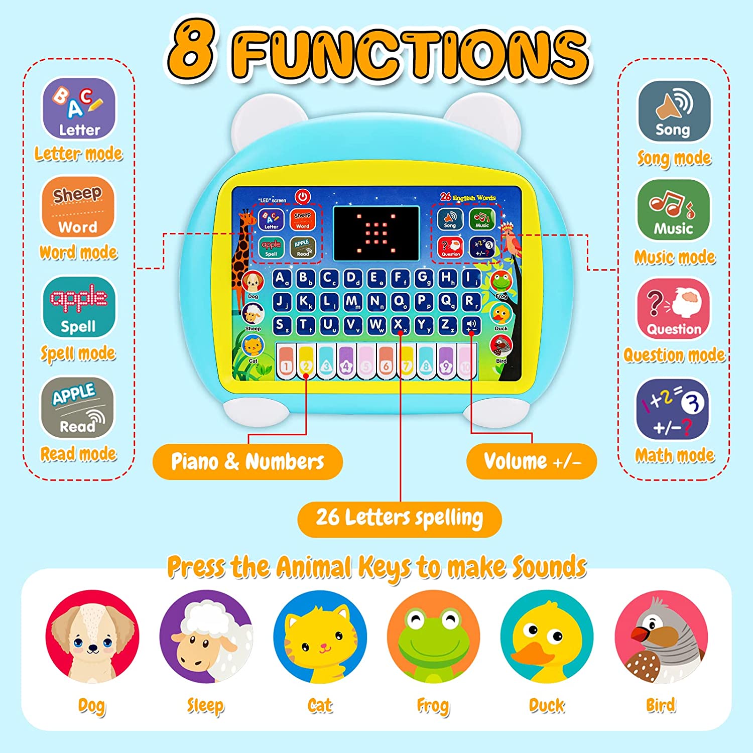 Antic Duck Baby Learning Tablet for Toddlers photo 4