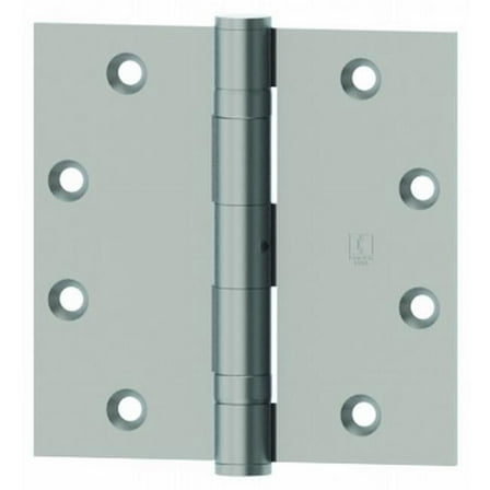 Hager 1279312L1 3.5 x 3.5 in. Full Mortise Five Knuckle Plain Bearing Standard Weight Hinge, No. 010912 Flat Black