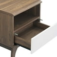 thumbnail image 2 of Modway Envision Nightstand in Walnut White, 2 of 7