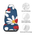 thumbnail image 4 of Pofeuu Daisies With Ladybugs Print Automotive Car Seat Covers Flat Cloth Full Set Seat Covers,Car Seat Covers front seats for Cars Trucks and SUVs, 4 of 5