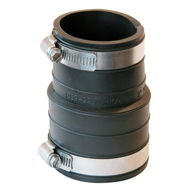 Fernco Inc 2in. X 2in. Rubber Flexible Coupling Repair Fitting