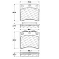 thumbnail image 2 of Centric Parts 102.07030 C-Tek Semi-Metallic Brake Pads with Shims, 2 of 4