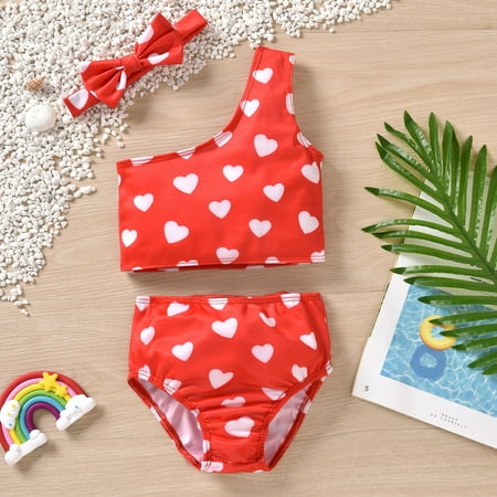 

Gubotare Print Summer Swimwear Clothes Fashion Kids Girls Strap Baby Set 16Y Swimsuit Toddler Girls Toddler Girl Swimsuit 2t Red 5-6 Years