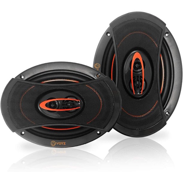 VOYZ 520W 3Way Car Speakers 6x9" High Performance MidBass, Mid