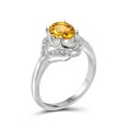 thumbnail image 2 of 1.11 Carat Citrine Gemstone and Accent White Diamond Ring, 2 of 4