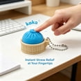 thumbnail image 6 of Cute Printed Bao Dumpling Clicker Fidget Keychain, Portable Steamed Bun Stress Relief Sensory Toy With Mini Basket, Anxiety Relief Pocket Key Bag Charm Gift For Kids Teens Adults Random Color, 6 of 6