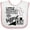 White and Pink, variant on Inktastic Little Sister and Biggest Baseball Fan Girls Baby Bib