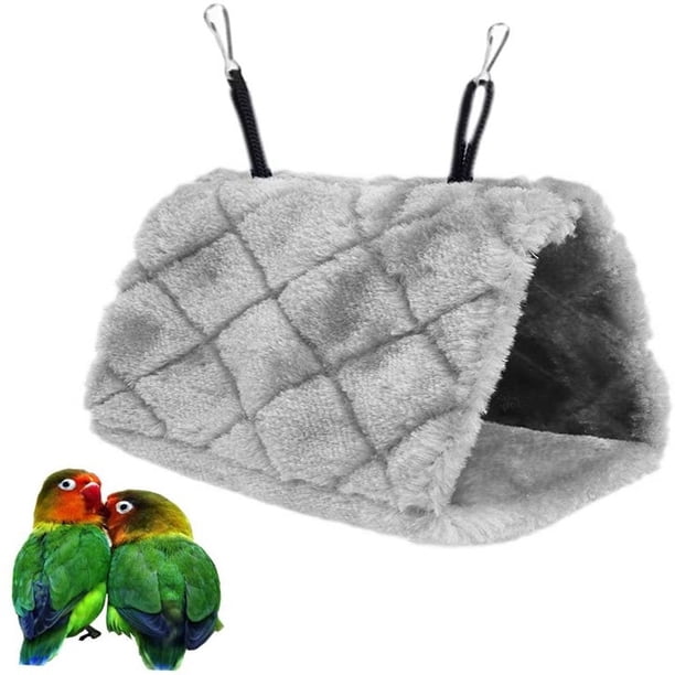 Wdftyju Triángulo espesar cálido nido de pájaro loro cama casa hamaca Wdftyju 4tn7vu0qv4zz5vn9