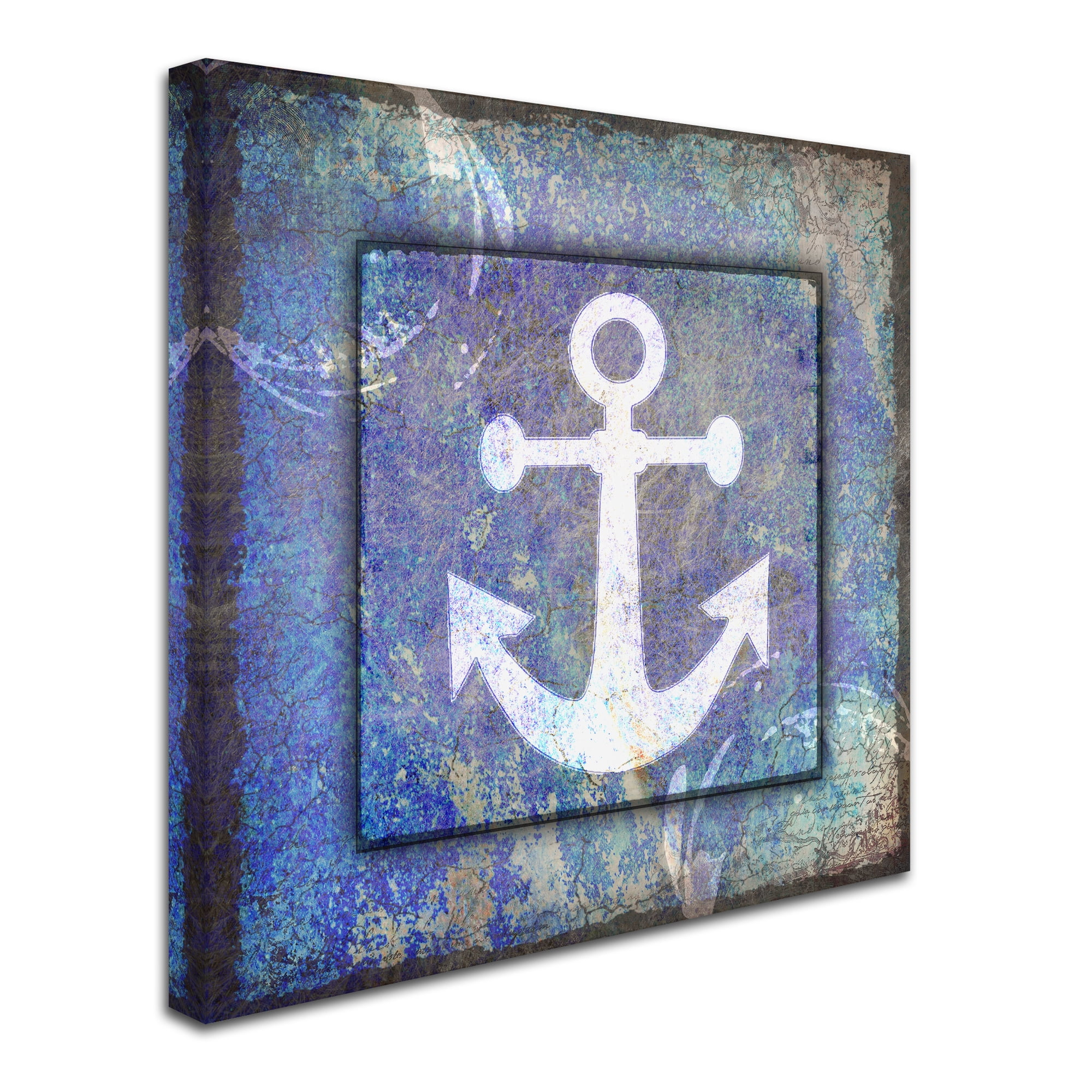 LightBoxJournal 'Beach House Anchor' Canvas Art