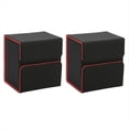 thumbnail image 1 of Caja de Almacenamiento Portátil de Juegos de Mesa, Protector de Tarjeta, Caja de Almacenamiento de Gran Capacidad Negro + Naranja, 1 of 8