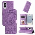 thumbnail image 5 of Funda tipo cartera GANGXUN para Samsung Galaxy S25 Edge , diseño girasol, cuero PU, soporte, cierre magnético, tarjetero, 5 of 5