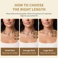 thumbnail image 3 of FindChic 2pcs Stainless Steel Necklace for Women Layered Herringbone Choker Flat Snake Chain Birthday Christmas Stocking Stuffer Jewelry Gifts Her Mom Wife Female Adults Age Ideas, 3mm & 5mm, 3 of 11