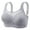 Gray, variant on XMMSWDLA Bras for Women Full Coverage, Unlined Bra with Underwire Non-Padded Lace Women's Bra Mesh Bra Women Bra Tank