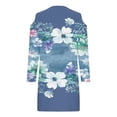 thumbnail image 5 of Robes pour Femmes, Robe d'Été Imprimée pour Femmes à Manches Longues avec Col Rabattu, 5 of 5