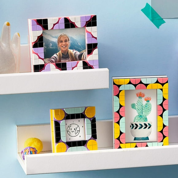 LEGO DOTS Creative Picture Frames 41914 DIY Creative Craft Decorations Kit for Kids, Makes a Great Gift for Kids Who Like Doing Crafts at Home and Fun Picture Frame Ideas, New 2020 (398 Pieces)